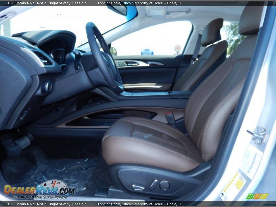 Hazelnut Interior - 2014 Lincoln MKZ Hybrid Photo #6