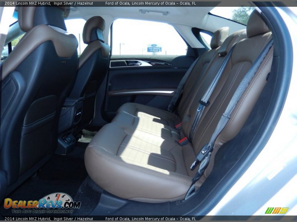 2014 Lincoln MKZ Hybrid Ingot Silver / Hazelnut Photo #7