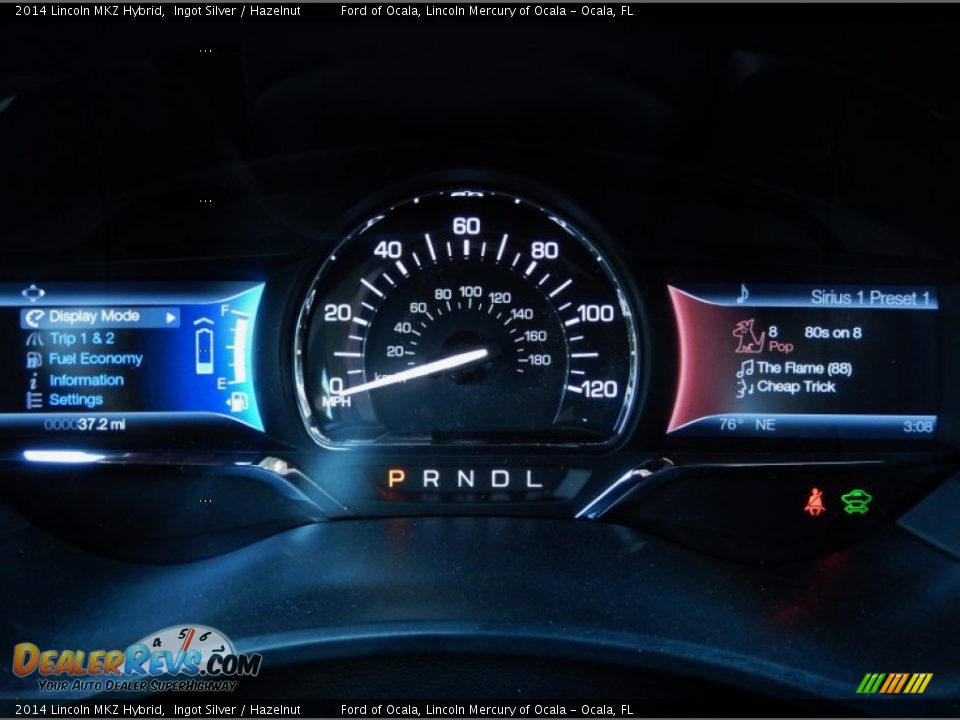 2014 Lincoln MKZ Hybrid Gauges Photo #10