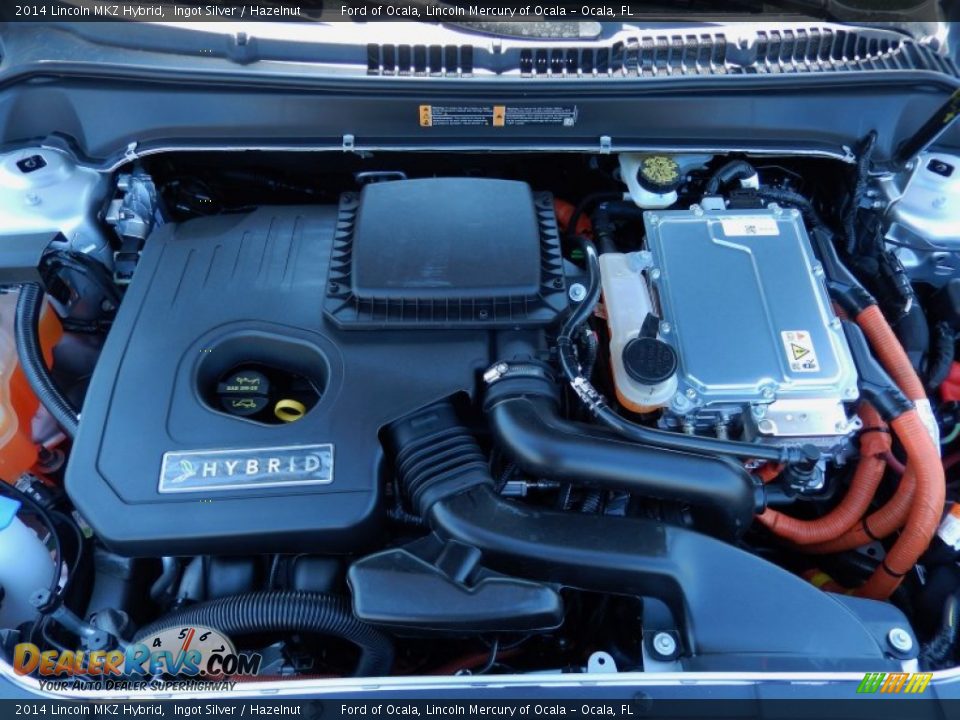 2014 Lincoln MKZ Hybrid 2.0 Liter Atkinson-Cycle DOHC 16-Valve iVCT 4 Cylinder Gasoline/Electric Hybrid Engine Photo #12