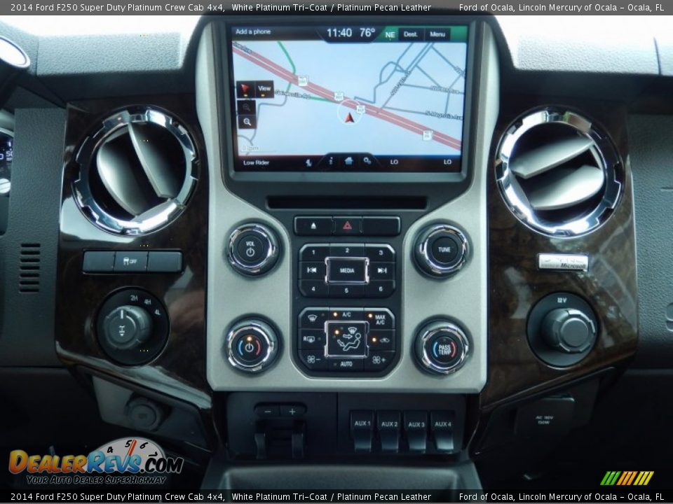 Controls of 2014 Ford F250 Super Duty Platinum Crew Cab 4x4 Photo #10