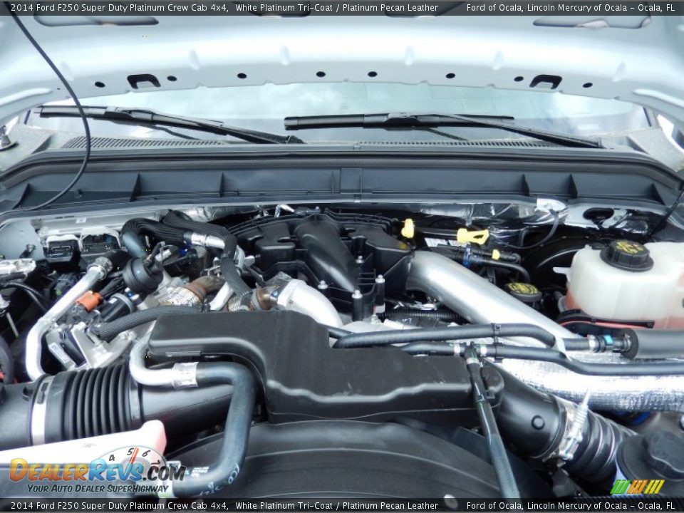 2014 Ford F250 Super Duty Platinum Crew Cab 4x4 6.7 Liter OHV 32-Valve B20 Power Stroke Turbo-Diesel V8 Engine Photo #11