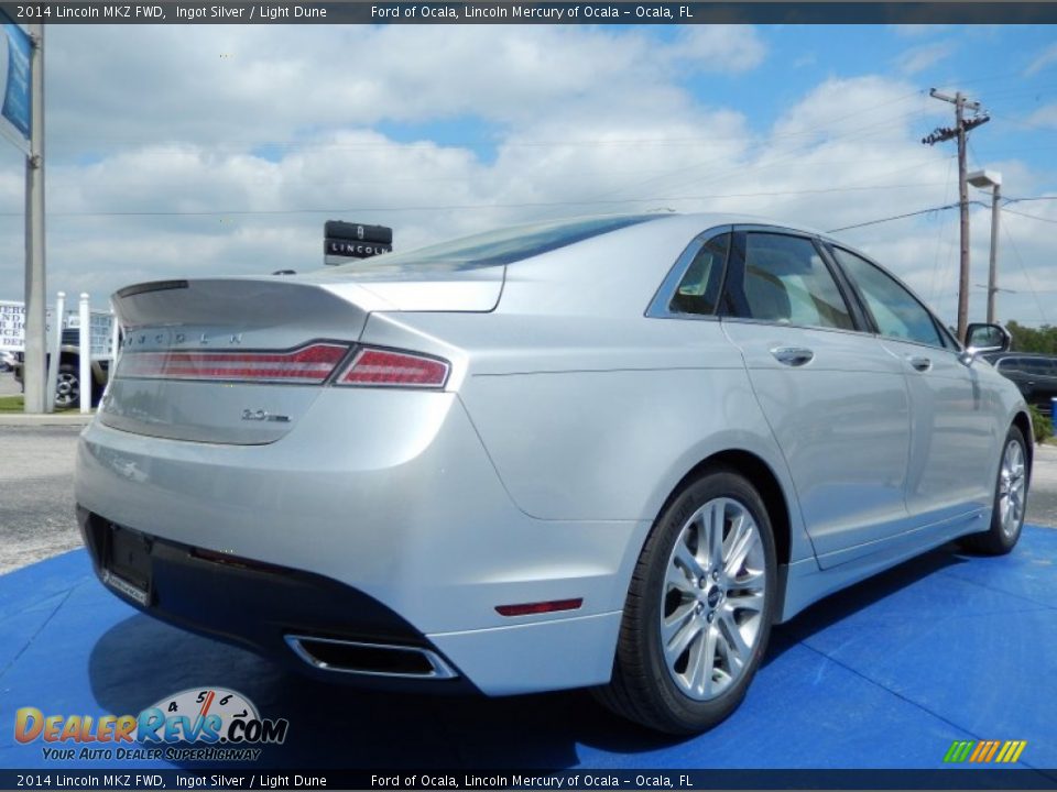 2014 Lincoln MKZ FWD Ingot Silver / Light Dune Photo #3