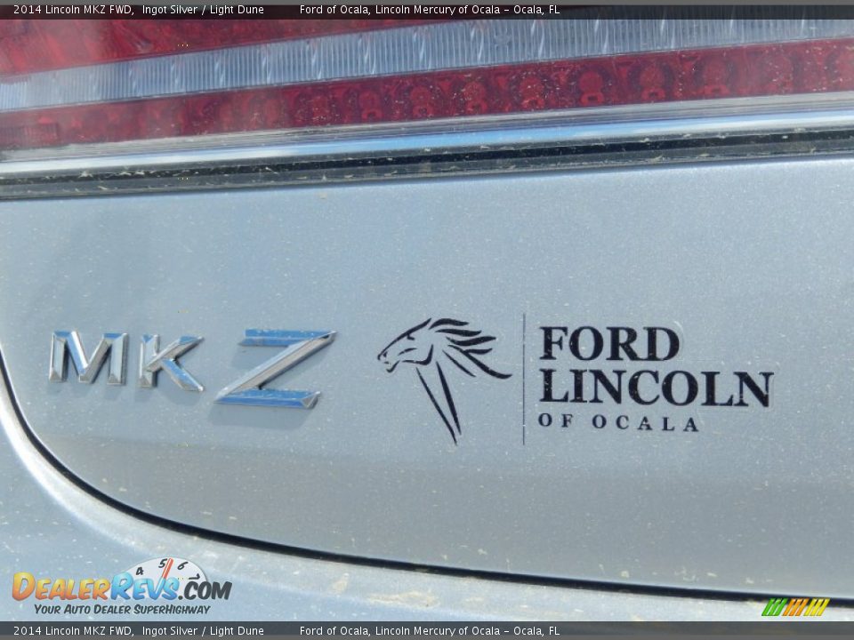 2014 Lincoln MKZ FWD Ingot Silver / Light Dune Photo #4