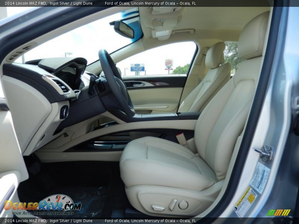 2014 Lincoln MKZ FWD Ingot Silver / Light Dune Photo #6