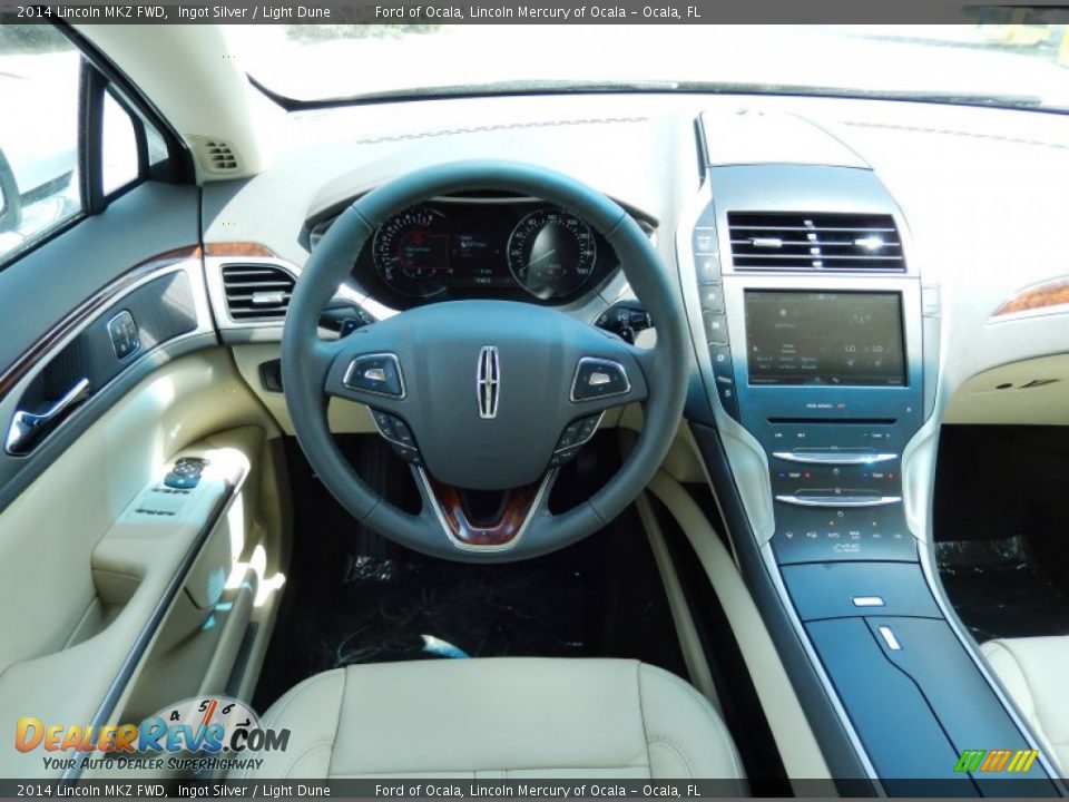 2014 Lincoln MKZ FWD Ingot Silver / Light Dune Photo #8