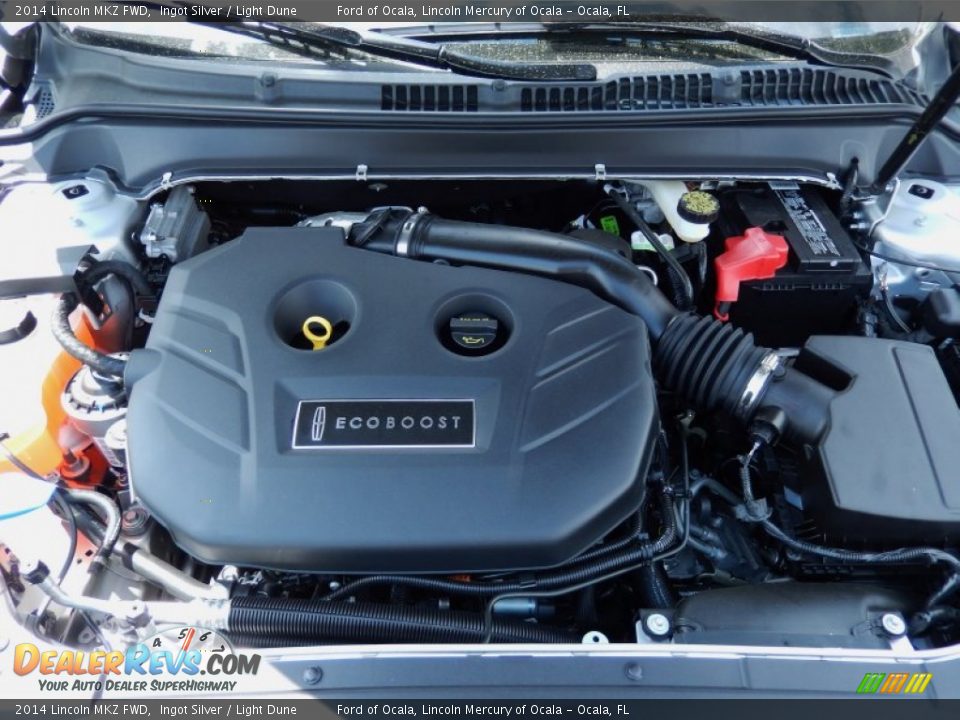 2014 Lincoln MKZ FWD Ingot Silver / Light Dune Photo #11