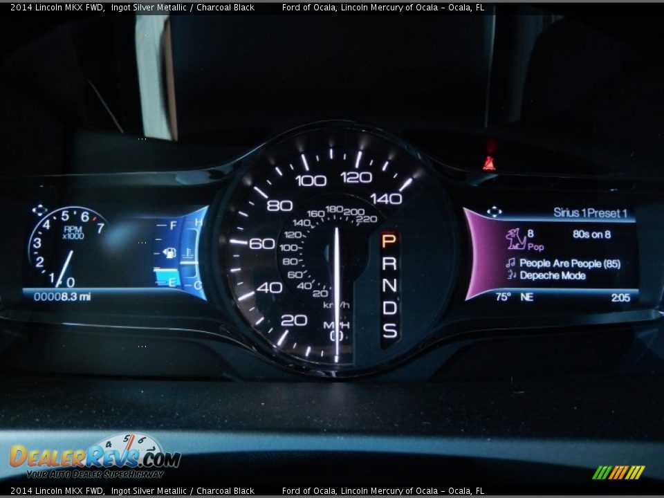 2014 Lincoln MKX FWD Gauges Photo #10