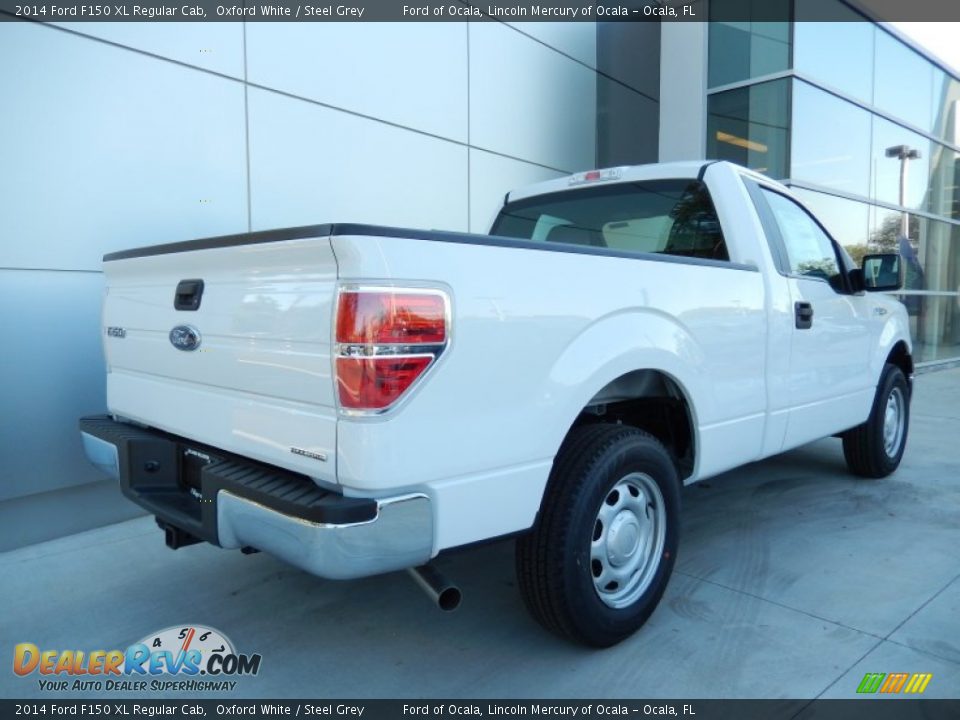 2014 Ford F150 XL Regular Cab Oxford White / Steel Grey Photo #2