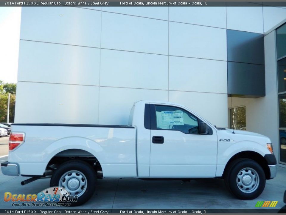 2014 Ford F150 XL Regular Cab Oxford White / Steel Grey Photo #3