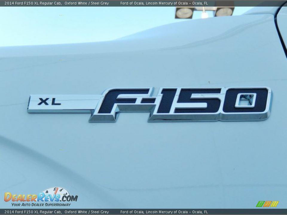 2014 Ford F150 XL Regular Cab Oxford White / Steel Grey Photo #5