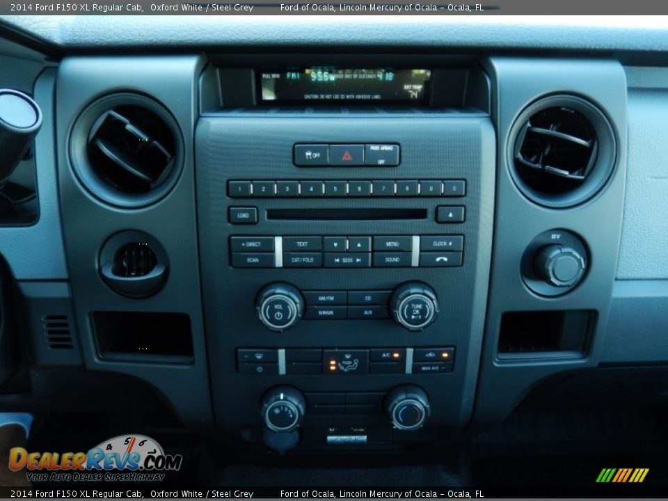 2014 Ford F150 XL Regular Cab Oxford White / Steel Grey Photo #9