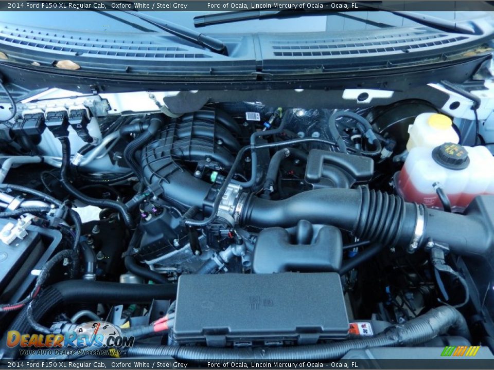 2014 Ford F150 XL Regular Cab Oxford White / Steel Grey Photo #10