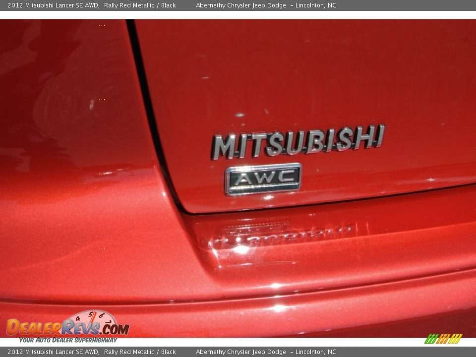2012 Mitsubishi Lancer SE AWD Rally Red Metallic / Black Photo #7
