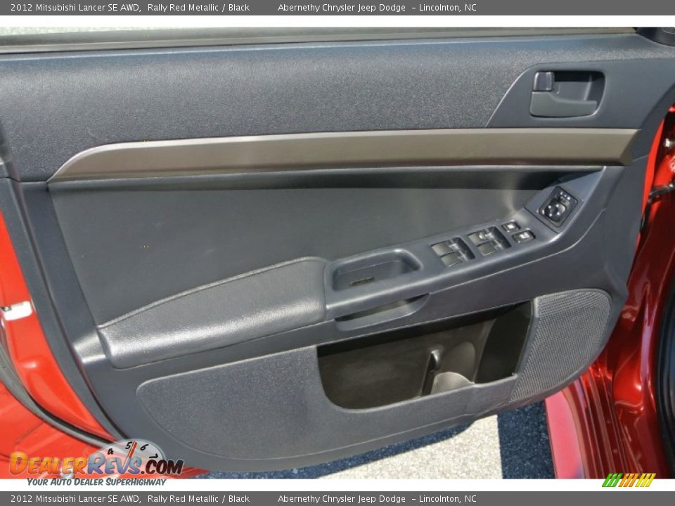 2012 Mitsubishi Lancer SE AWD Rally Red Metallic / Black Photo #9