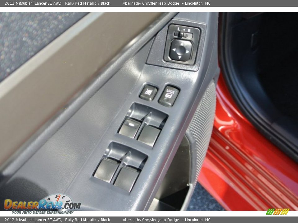 2012 Mitsubishi Lancer SE AWD Rally Red Metallic / Black Photo #10