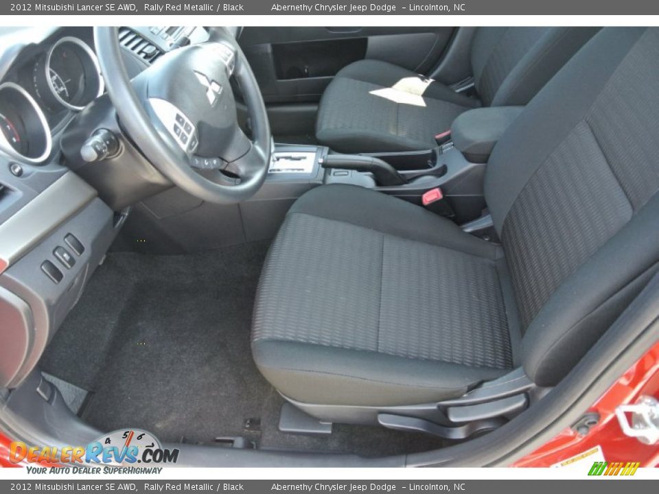 2012 Mitsubishi Lancer SE AWD Rally Red Metallic / Black Photo #11