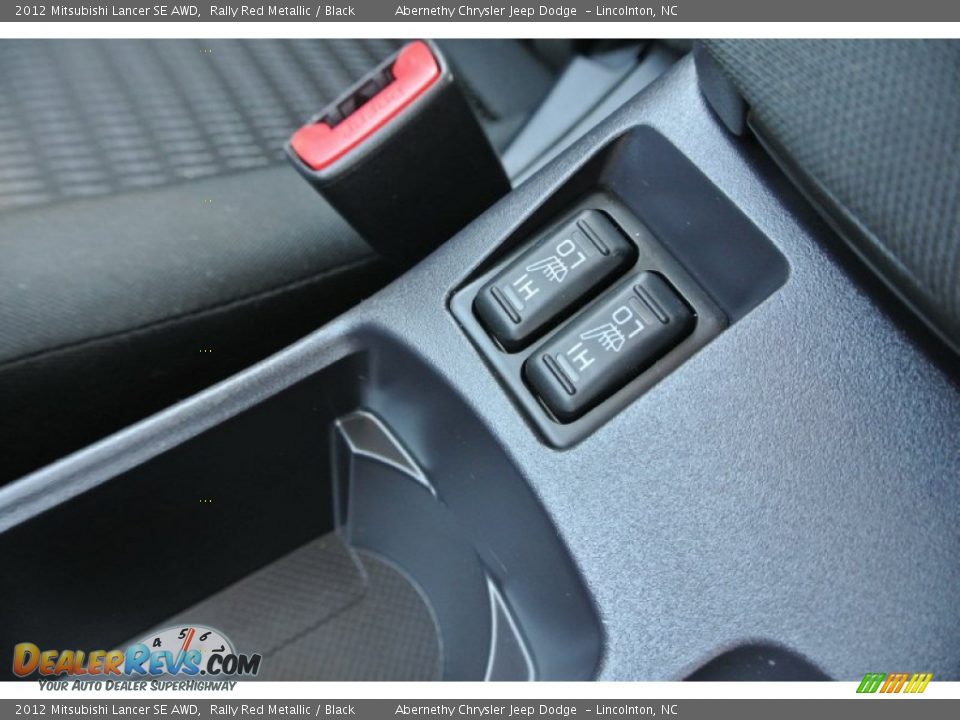 2012 Mitsubishi Lancer SE AWD Rally Red Metallic / Black Photo #13