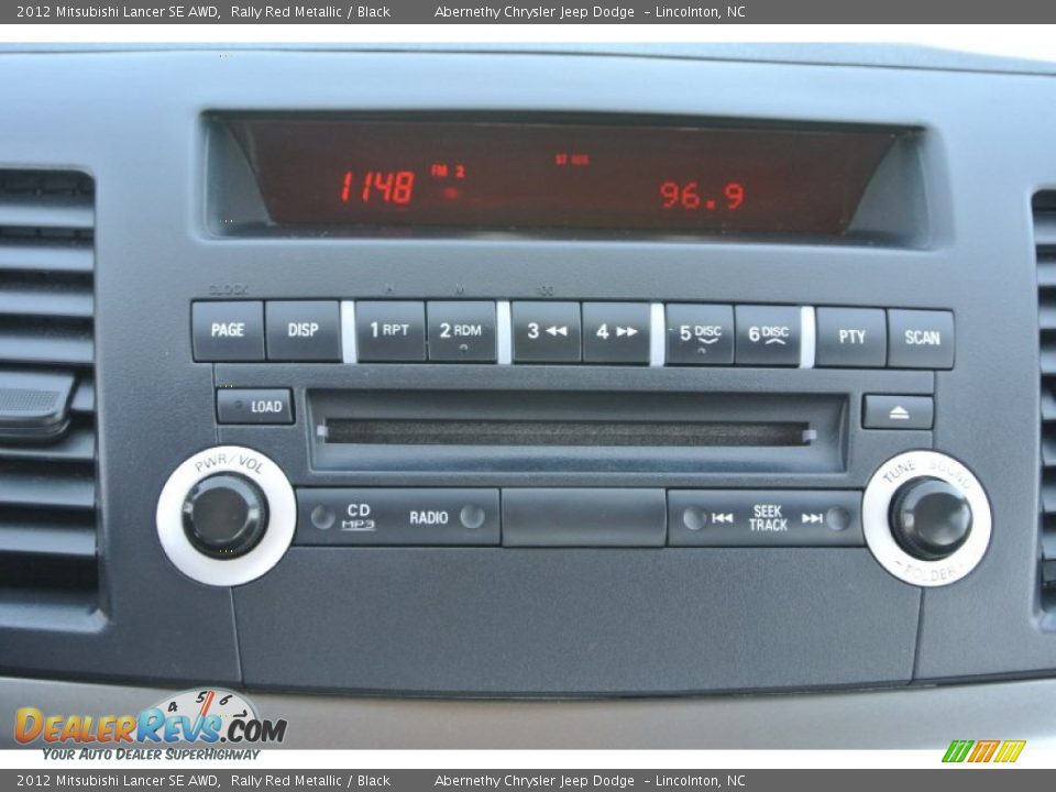 2012 Mitsubishi Lancer SE AWD Rally Red Metallic / Black Photo #16