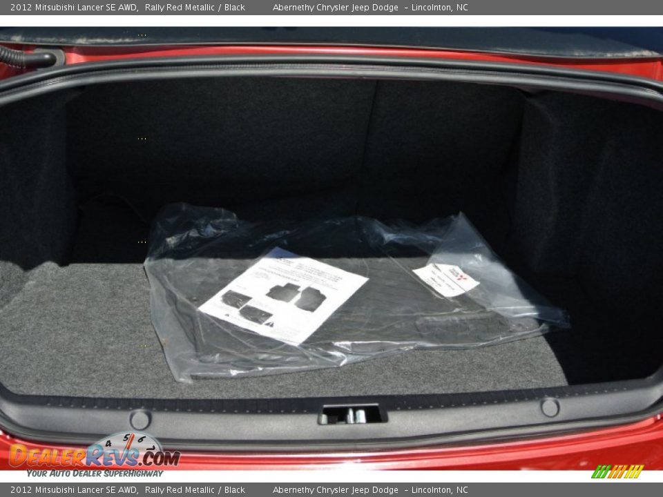 2012 Mitsubishi Lancer SE AWD Rally Red Metallic / Black Photo #20