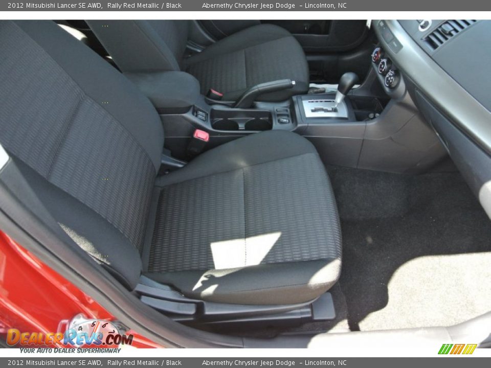 2012 Mitsubishi Lancer SE AWD Rally Red Metallic / Black Photo #21