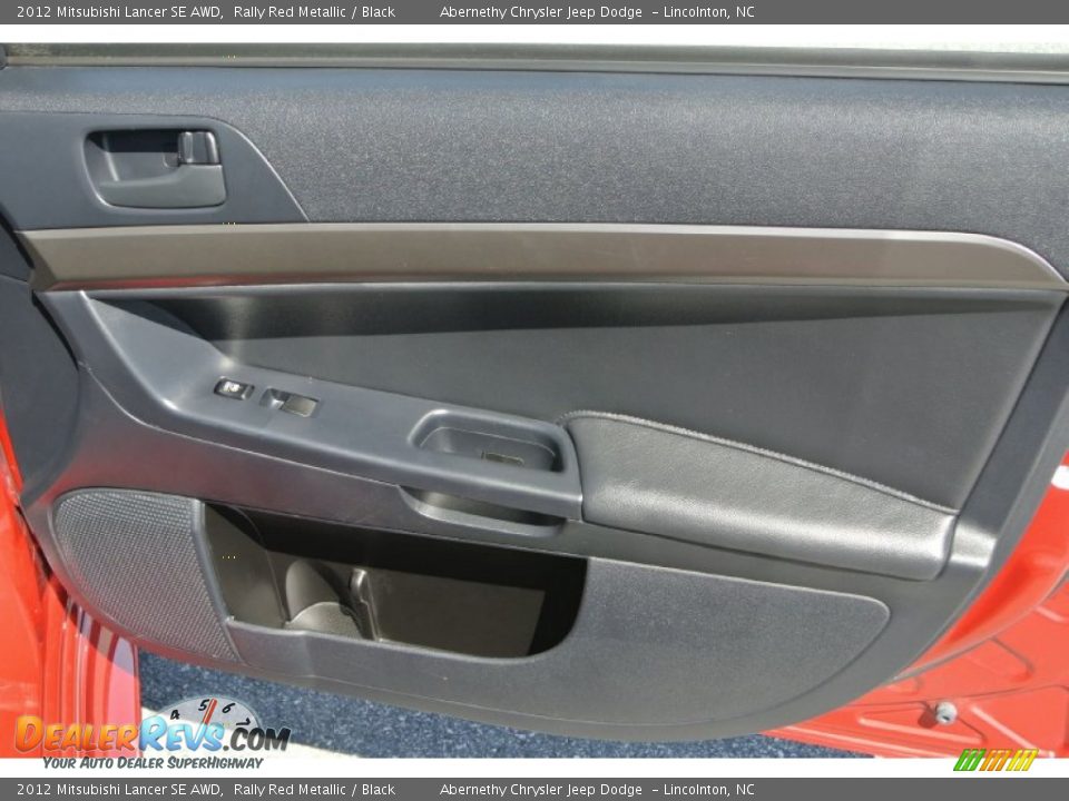 2012 Mitsubishi Lancer SE AWD Rally Red Metallic / Black Photo #22