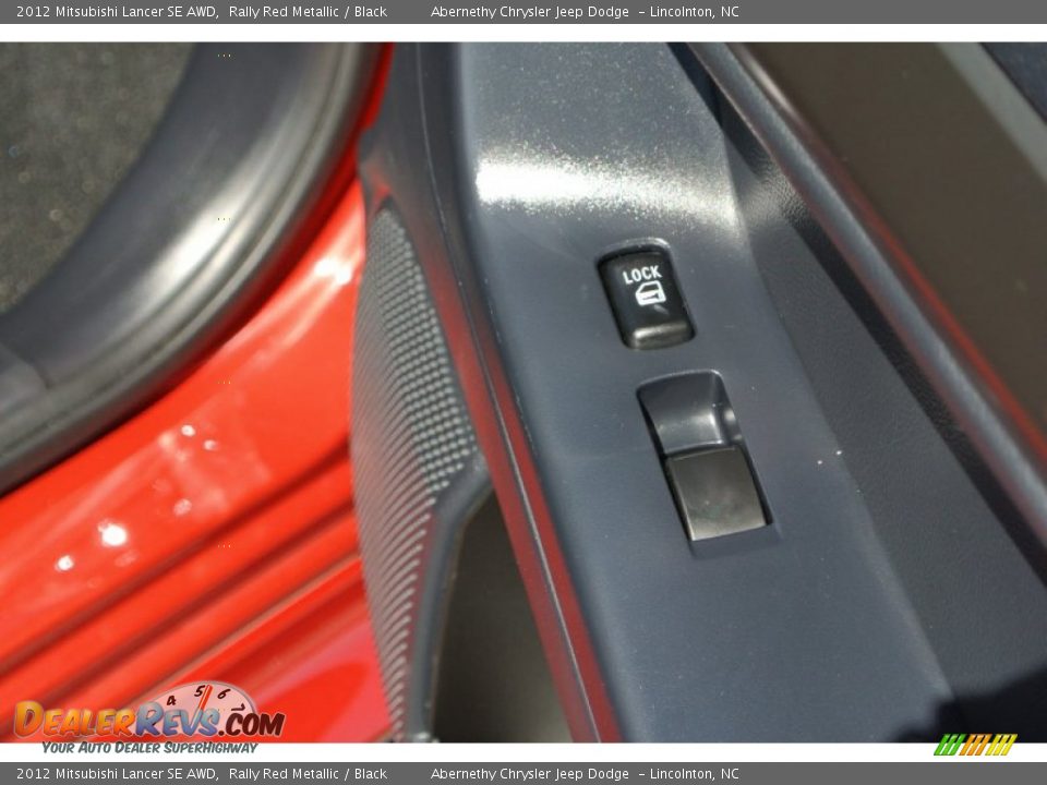 2012 Mitsubishi Lancer SE AWD Rally Red Metallic / Black Photo #23