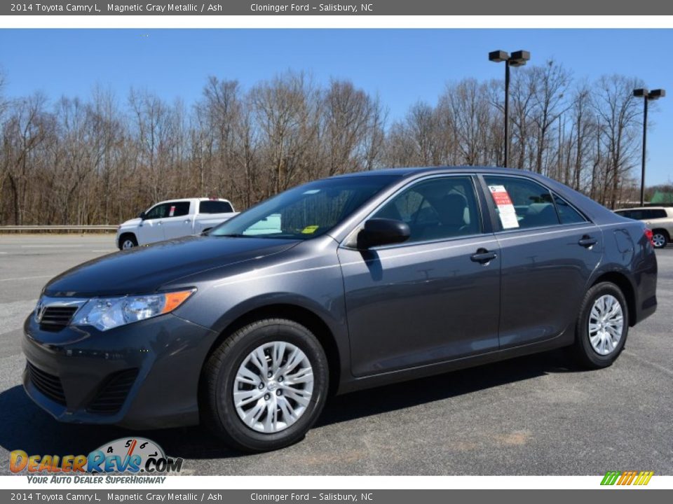 2014 Toyota Camry L Magnetic Gray Metallic / Ash Photo #3