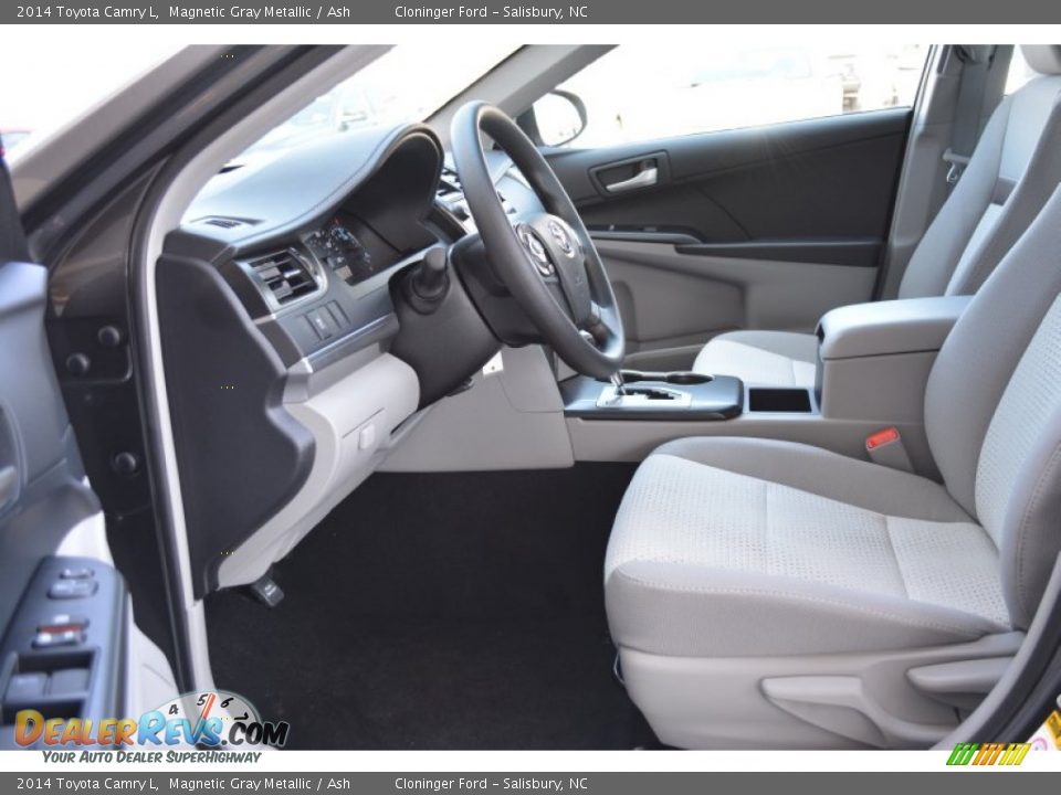 2014 Toyota Camry L Magnetic Gray Metallic / Ash Photo #6