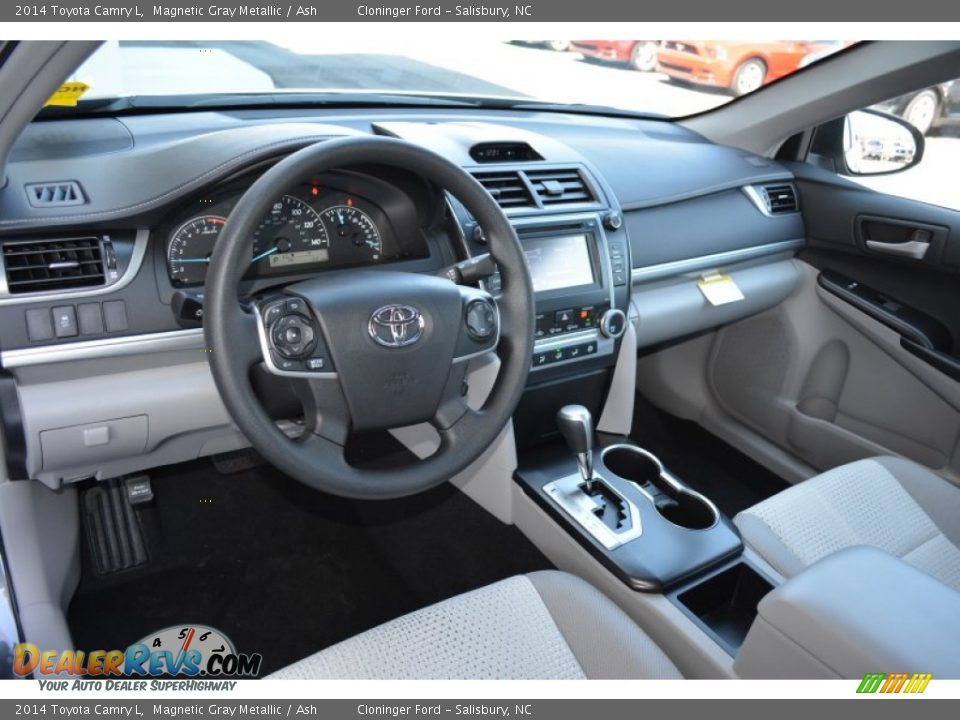 2014 Toyota Camry L Magnetic Gray Metallic / Ash Photo #7