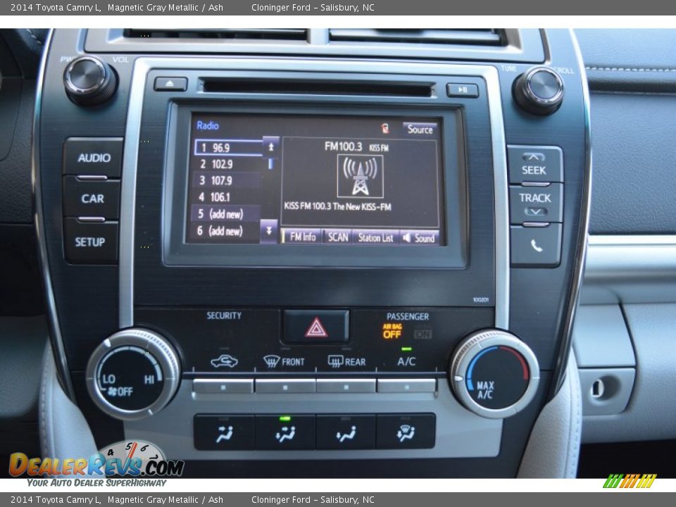 2014 Toyota Camry L Magnetic Gray Metallic / Ash Photo #12