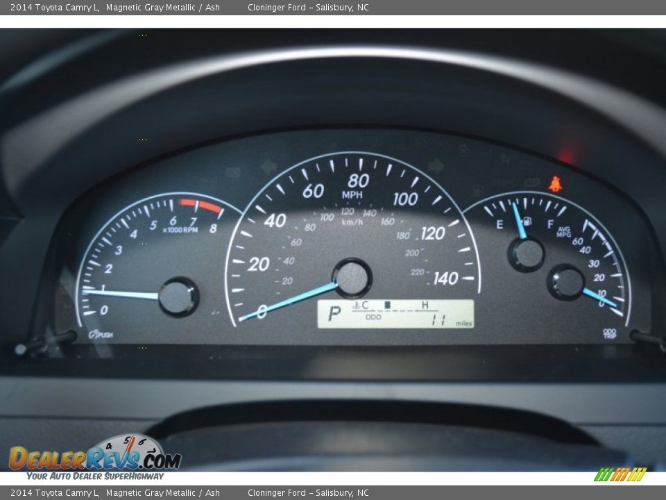 2014 Toyota Camry L Magnetic Gray Metallic / Ash Photo #19
