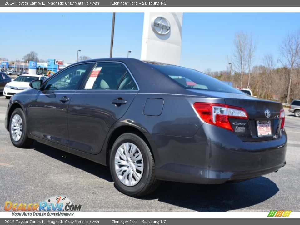 2014 Toyota Camry L Magnetic Gray Metallic / Ash Photo #23