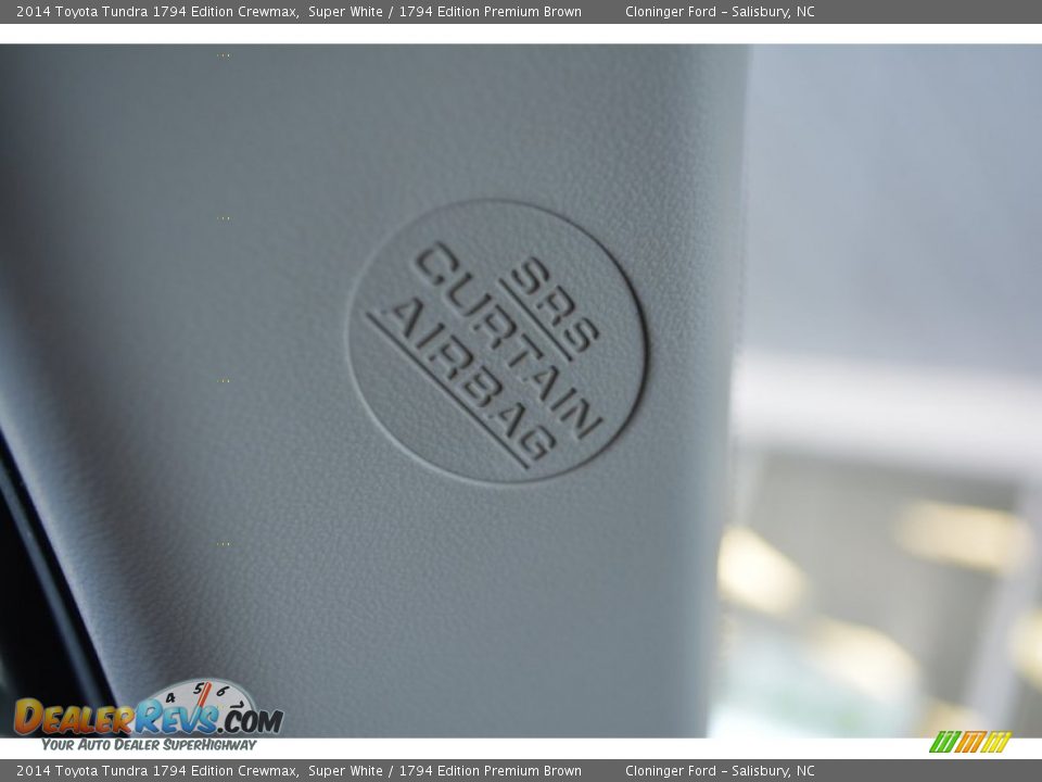 2014 Toyota Tundra 1794 Edition Crewmax Super White / 1794 Edition Premium Brown Photo #30