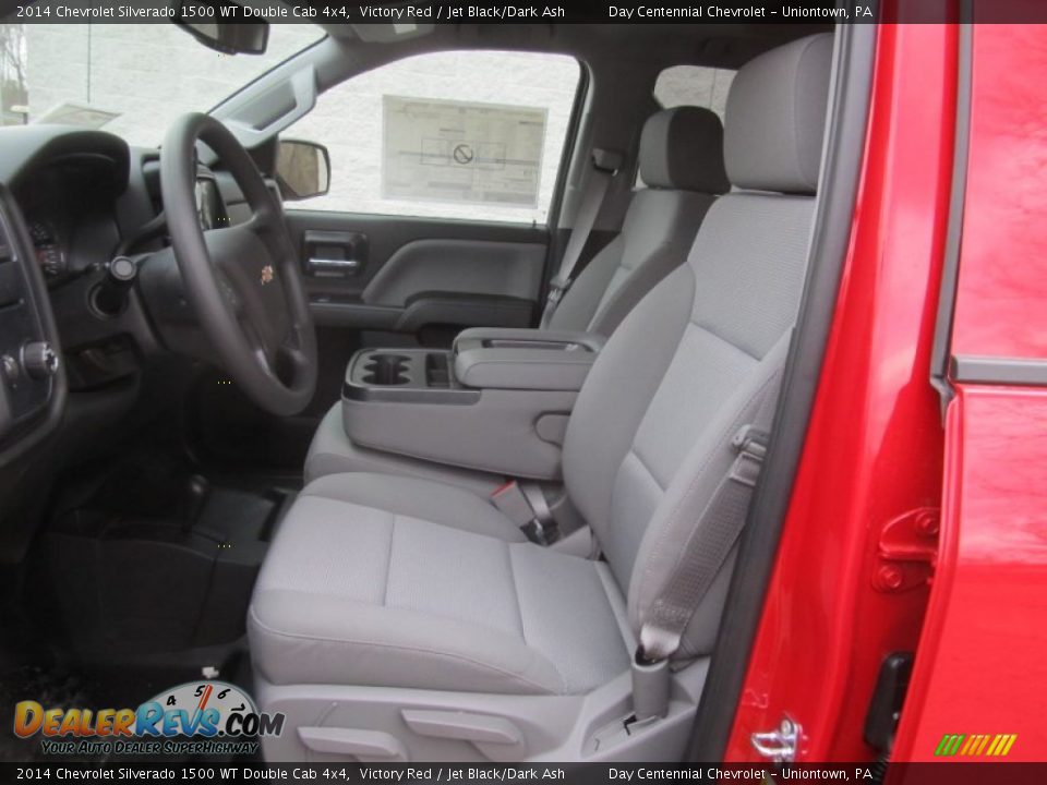 2014 Chevrolet Silverado 1500 WT Double Cab 4x4 Victory Red / Jet Black/Dark Ash Photo #12