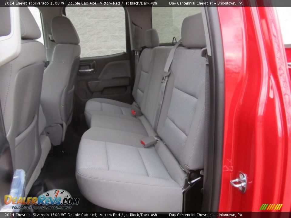 2014 Chevrolet Silverado 1500 WT Double Cab 4x4 Victory Red / Jet Black/Dark Ash Photo #13