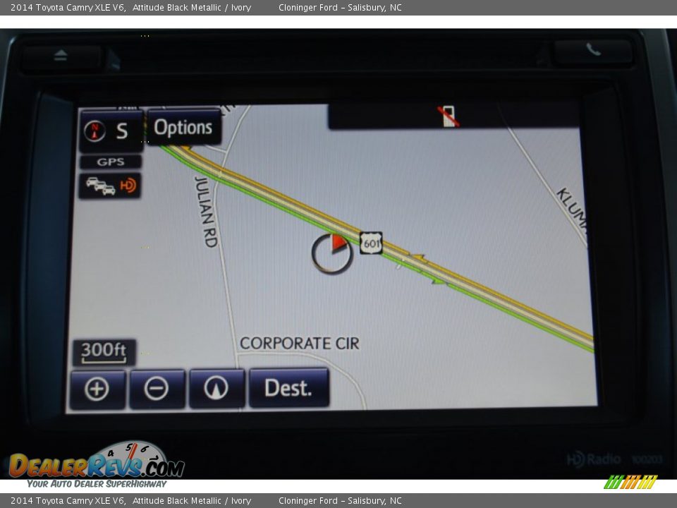 2014 Toyota Camry XLE V6 Attitude Black Metallic / Ivory Photo #14