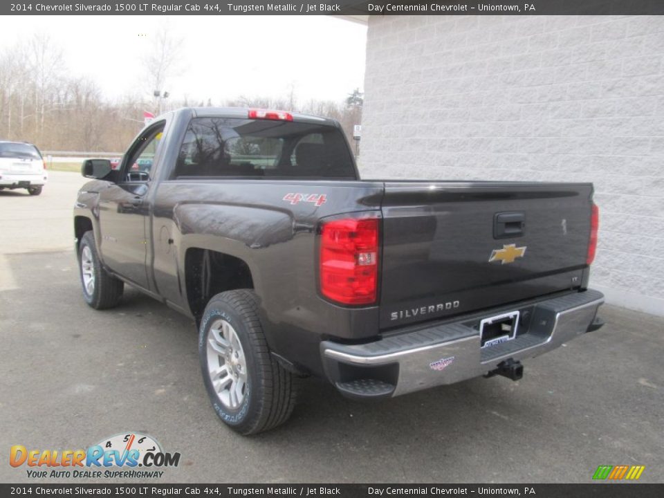 2014 Chevrolet Silverado 1500 LT Regular Cab 4x4 Tungsten Metallic / Jet Black Photo #4