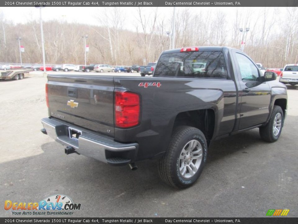 2014 Chevrolet Silverado 1500 LT Regular Cab 4x4 Tungsten Metallic / Jet Black Photo #6
