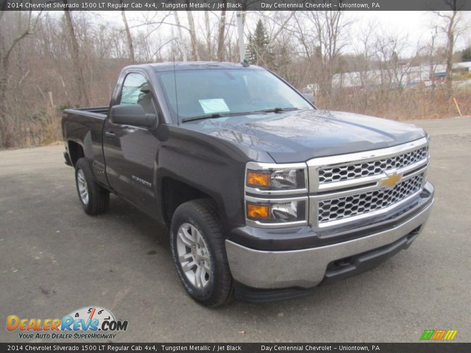 2014 Chevrolet Silverado 1500 LT Regular Cab 4x4 Tungsten Metallic / Jet Black Photo #9