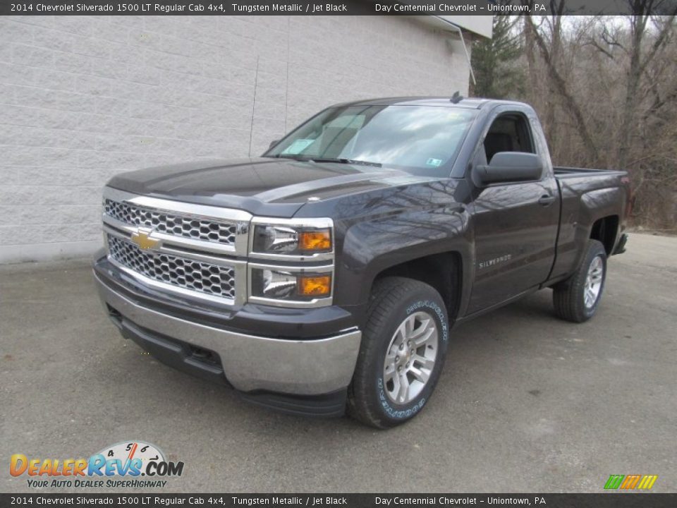 2014 Chevrolet Silverado 1500 LT Regular Cab 4x4 Tungsten Metallic / Jet Black Photo #11