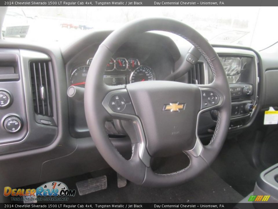 2014 Chevrolet Silverado 1500 LT Regular Cab 4x4 Tungsten Metallic / Jet Black Photo #15