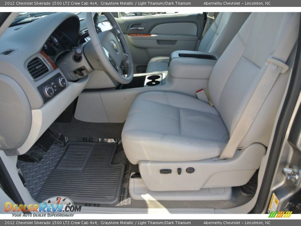 2012 Chevrolet Silverado 1500 LTZ Crew Cab 4x4 Graystone Metallic / Light Titanium/Dark Titanium Photo #8