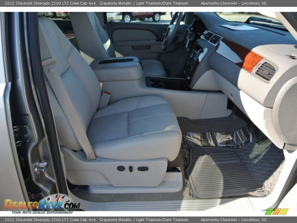 2012 Chevrolet Silverado 1500 LTZ Crew Cab 4x4 Graystone Metallic / Light Titanium/Dark Titanium Photo #18