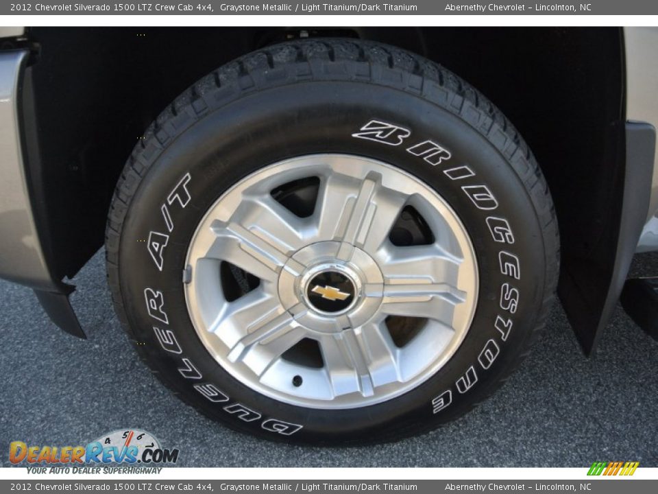2012 Chevrolet Silverado 1500 LTZ Crew Cab 4x4 Graystone Metallic / Light Titanium/Dark Titanium Photo #21