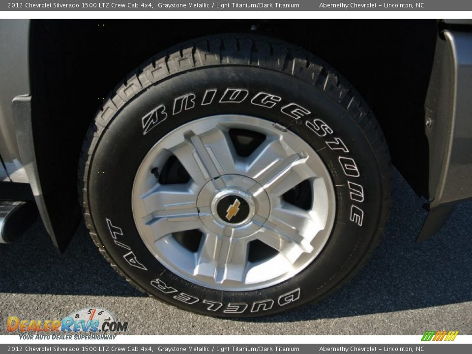 2012 Chevrolet Silverado 1500 LTZ Crew Cab 4x4 Graystone Metallic / Light Titanium/Dark Titanium Photo #24