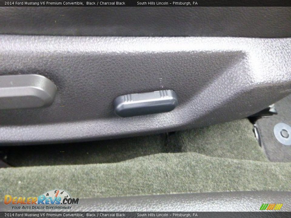 2014 Ford Mustang V6 Premium Convertible Black / Charcoal Black Photo #12