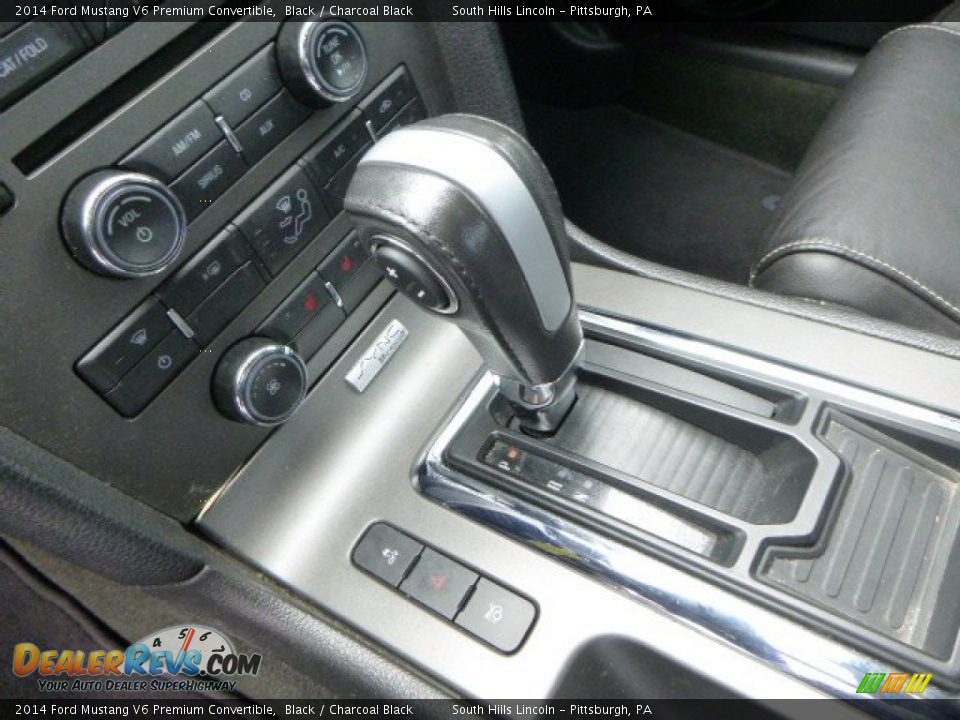 2014 Ford Mustang V6 Premium Convertible Black / Charcoal Black Photo #21