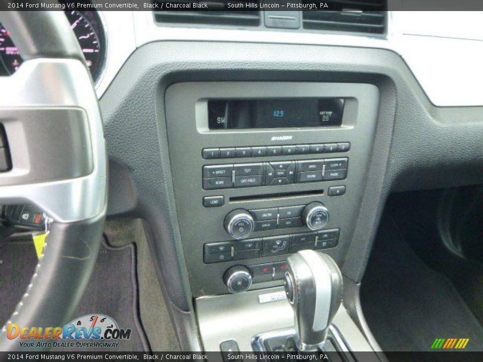 2014 Ford Mustang V6 Premium Convertible Black / Charcoal Black Photo #23