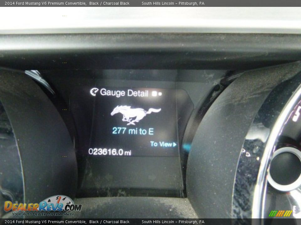 2014 Ford Mustang V6 Premium Convertible Black / Charcoal Black Photo #25